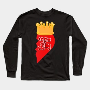 Queen & King Valentines Day for Him Long Sleeve T-Shirt
